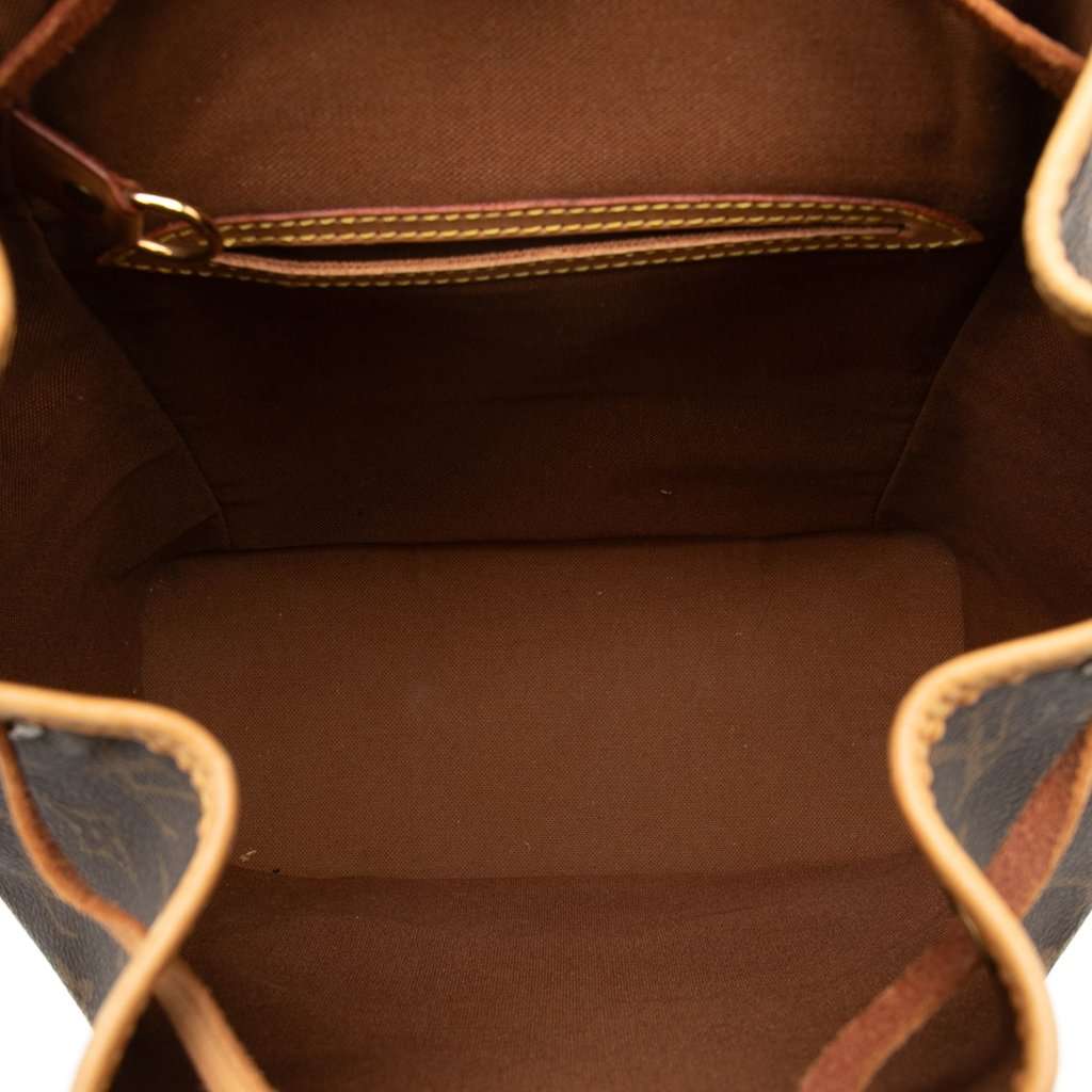 Louis Vuitton Monogram Montsouris MM Brown Very good - Model View
