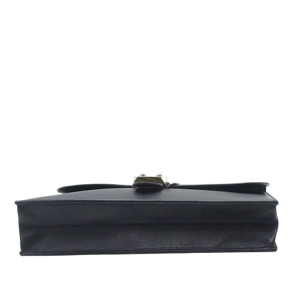 Hermès Swift Sac A Depeches 27 Black Leather Very good condition - Inside View