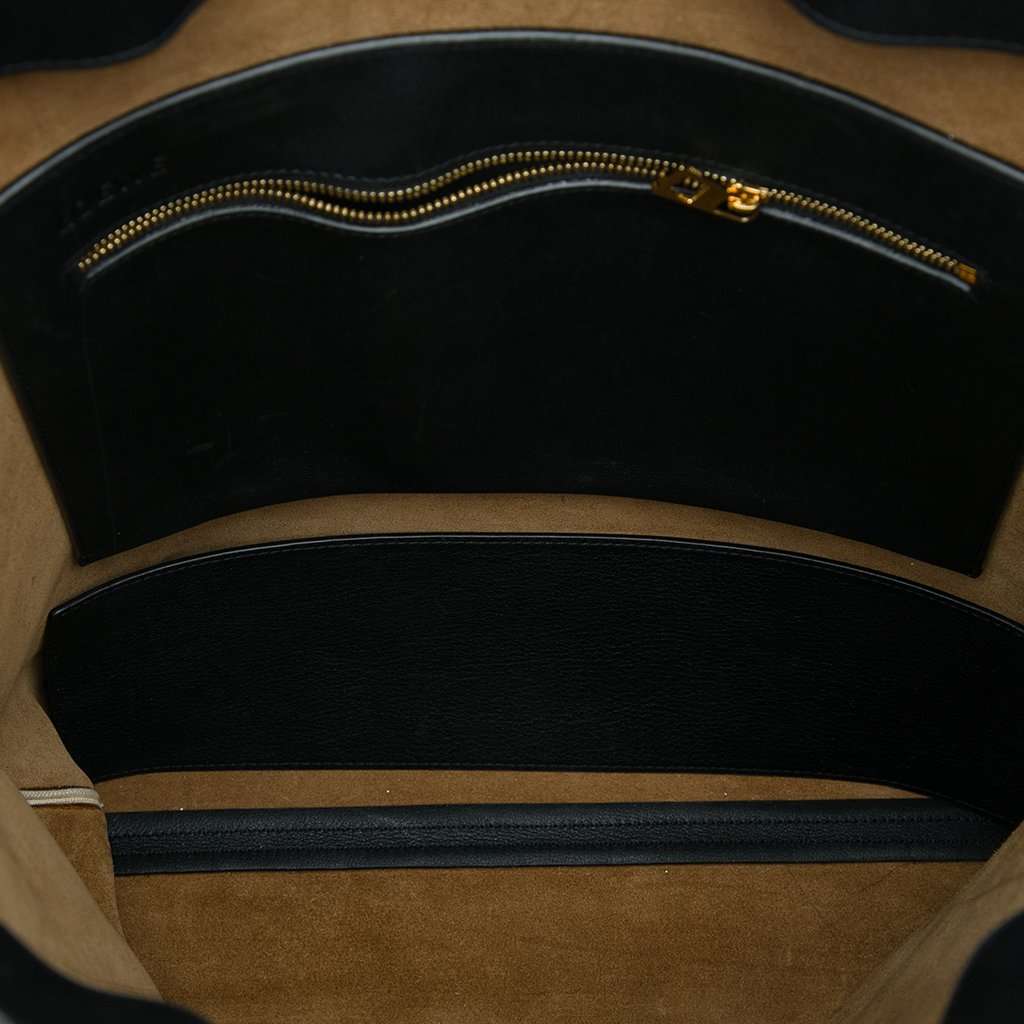 LOEWE Canvas Anagram Toast Tote White Good - Model View
