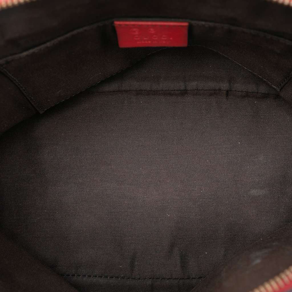 Gucci Mini Guccissima Dome Satchel Red Leather Very good condition - Model View