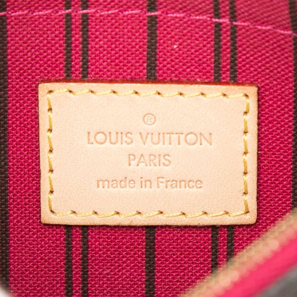 Louis Vuitton Monogram Neverfull PM Pouch Brown Very good condition - Box View