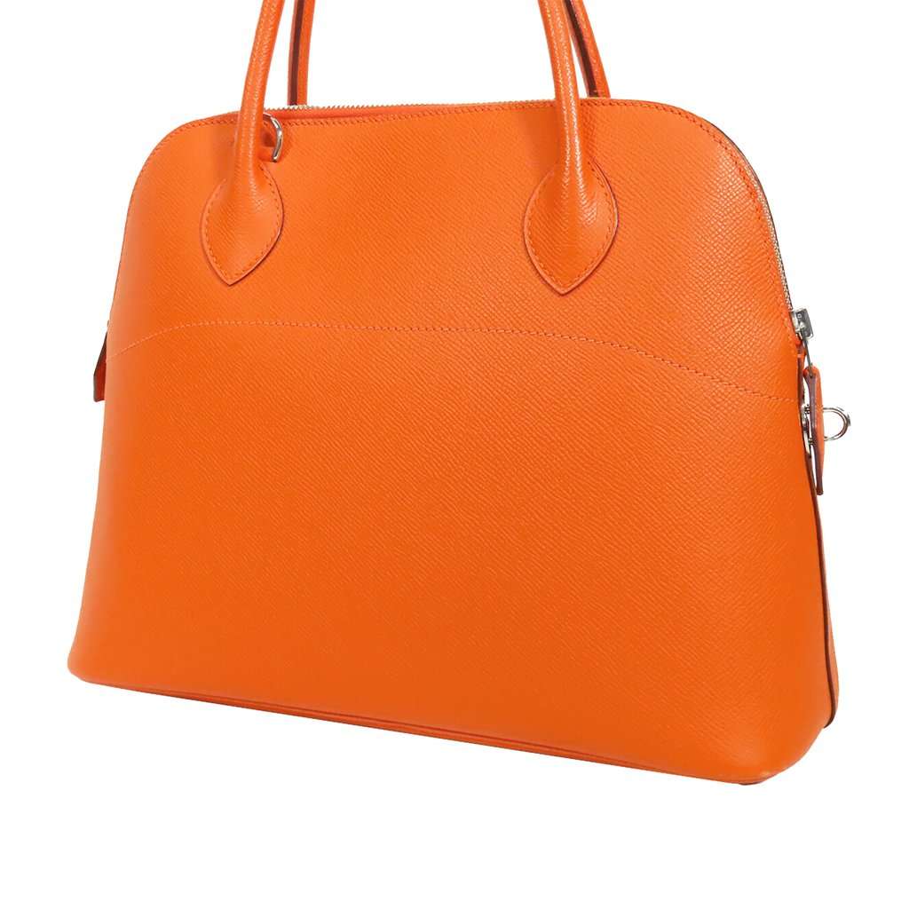 Hermès Epsom Bolide 31 Orange Leather Very good condition - Back View