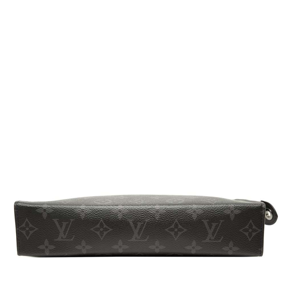 Louis Vuitton Monogram Eclipse Pochette Voyage MM Black Very good - Inside View