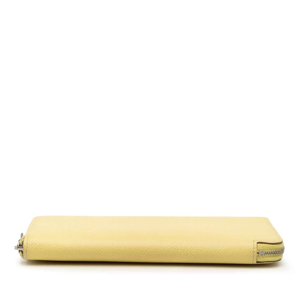Hermès Epsom Silk In Azap Long Wallet Yellow Leather Very good - Inside View