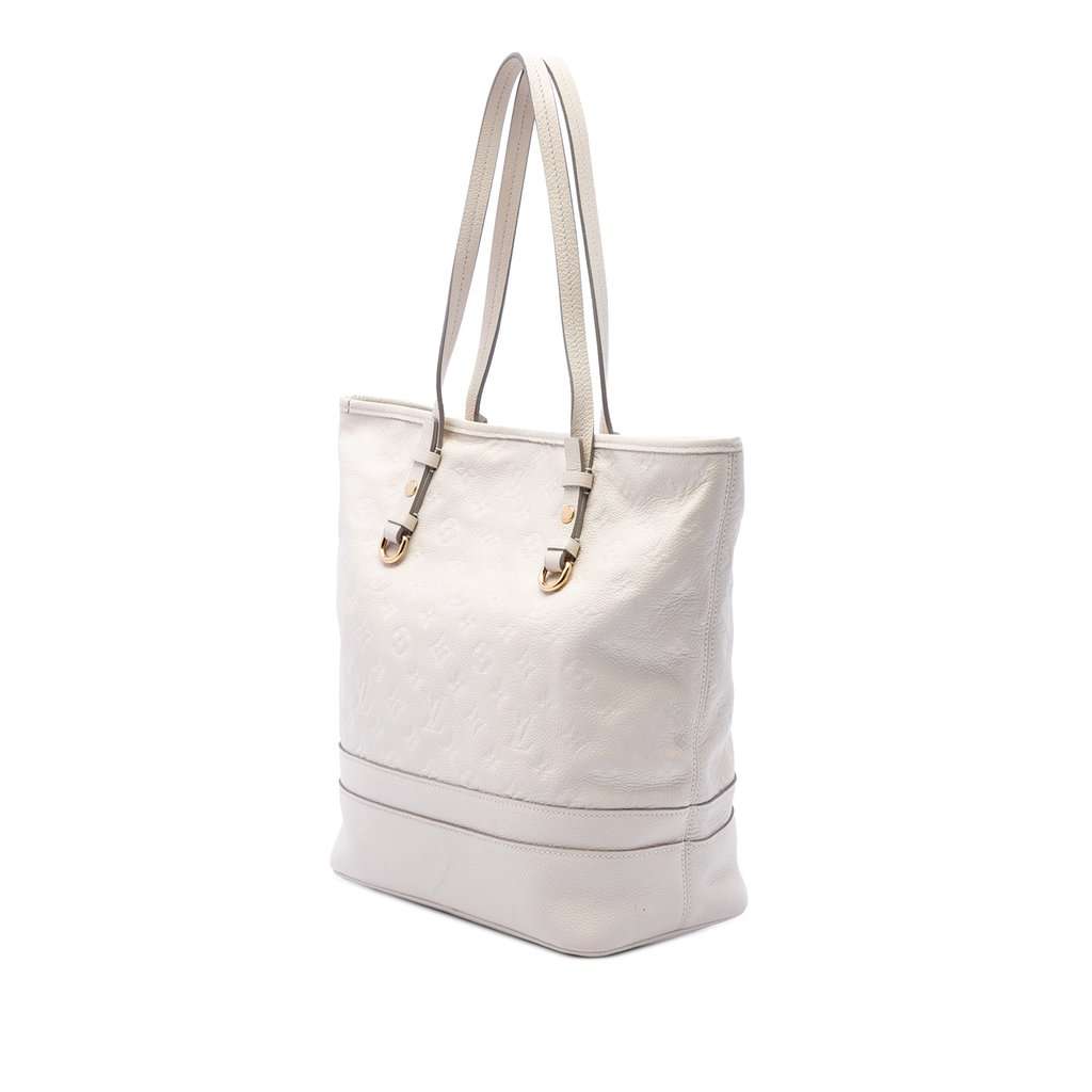 Louis Vuitton Monogram Empreinte Citadine PM White Leather Very good condition - Back View