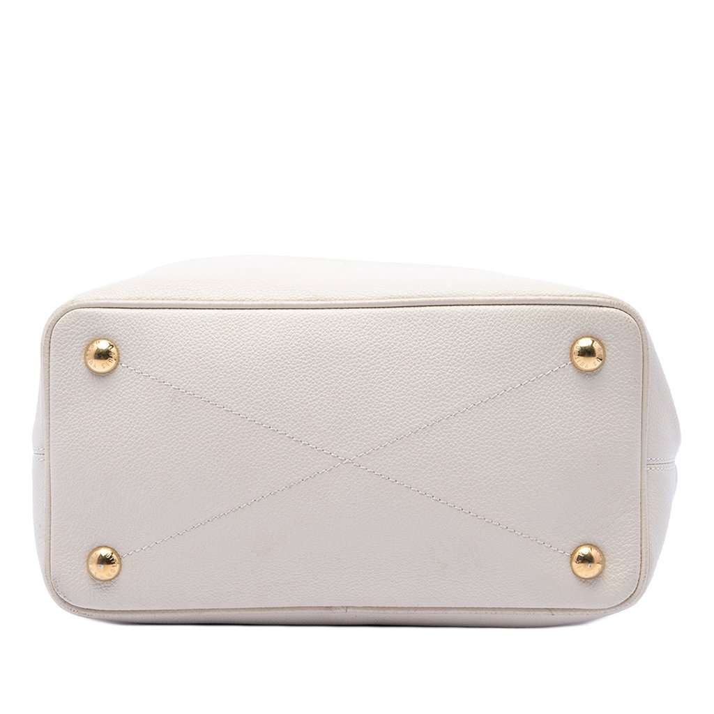 Louis Vuitton Monogram Empreinte Citadine PM White Leather Very good condition - Inside View
