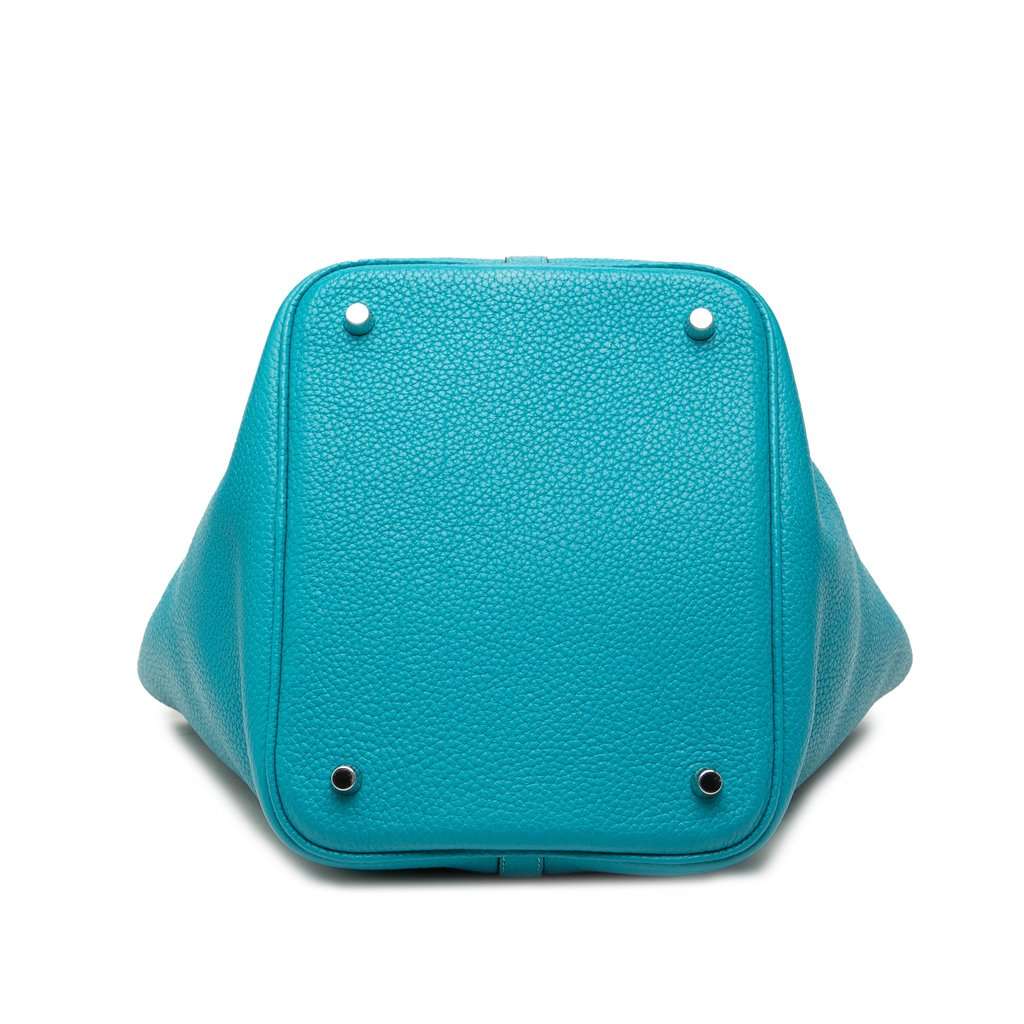 Hermès Clemence Picotin Lock 22 Blue Leather Very good - Inside View
