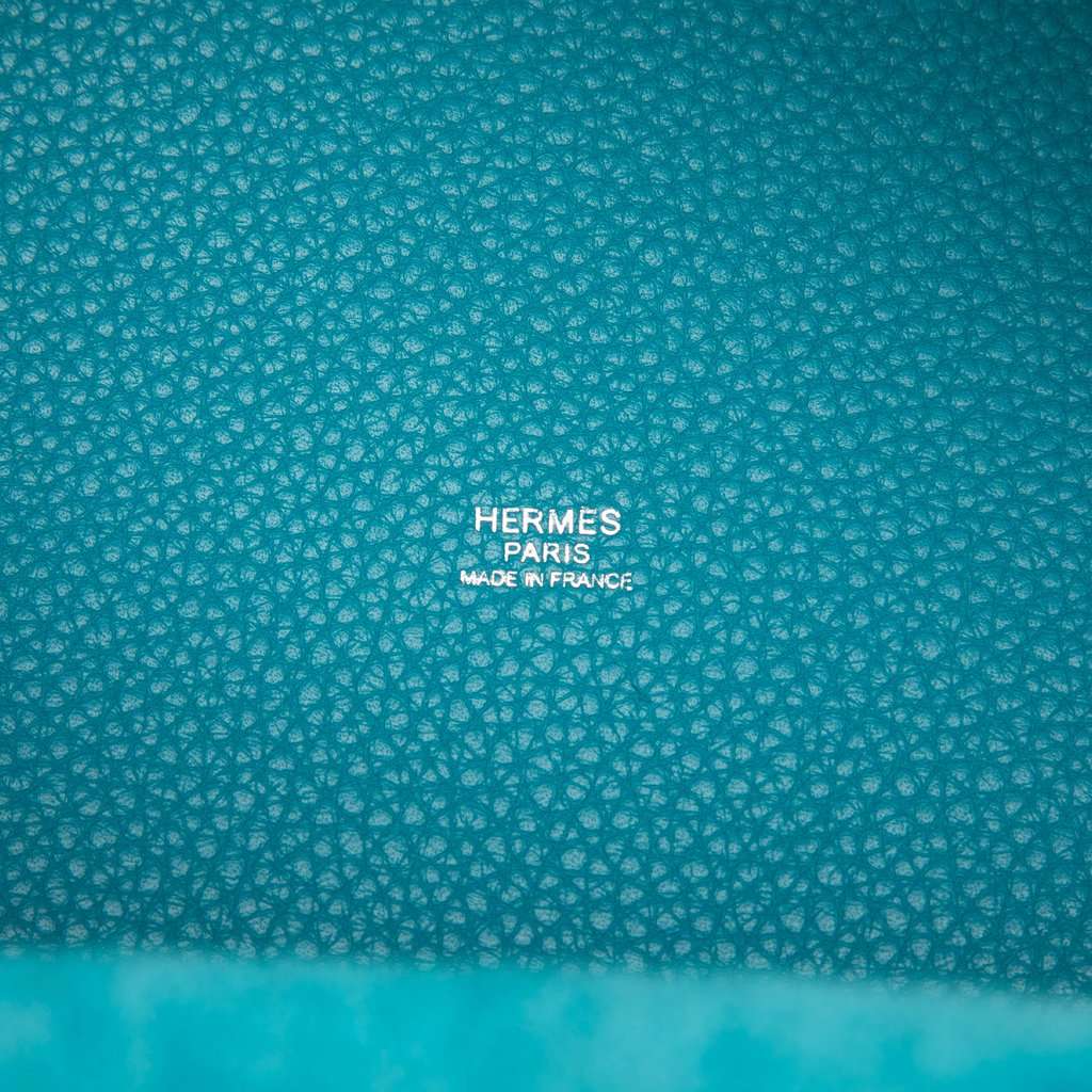 Hermès Clemence Picotin Lock 22 Blue Leather Very good - Box View