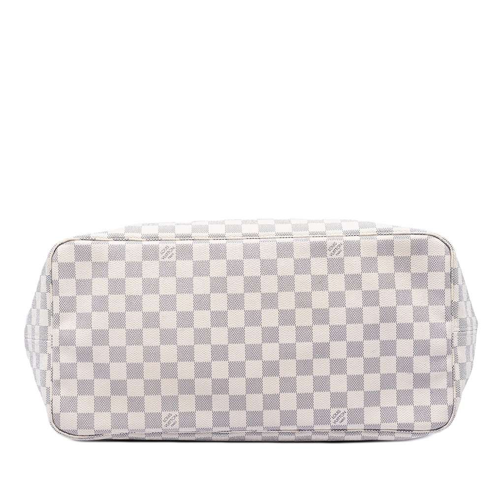 Louis Vuitton Damier Azur Neverfull GM White Very good condition - Inside View