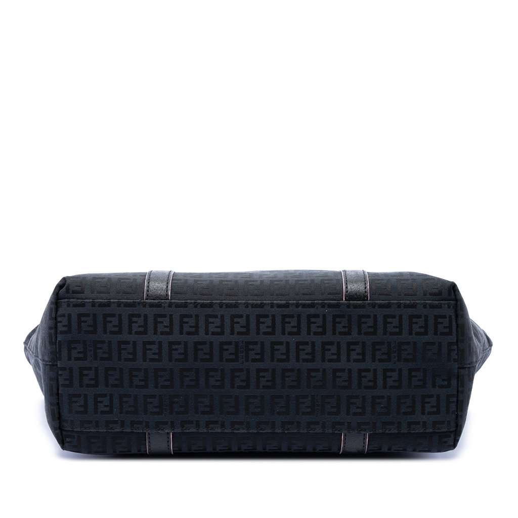 Fendi Zucchino Canvas Superstar Tote Black Very good condition - Inside View