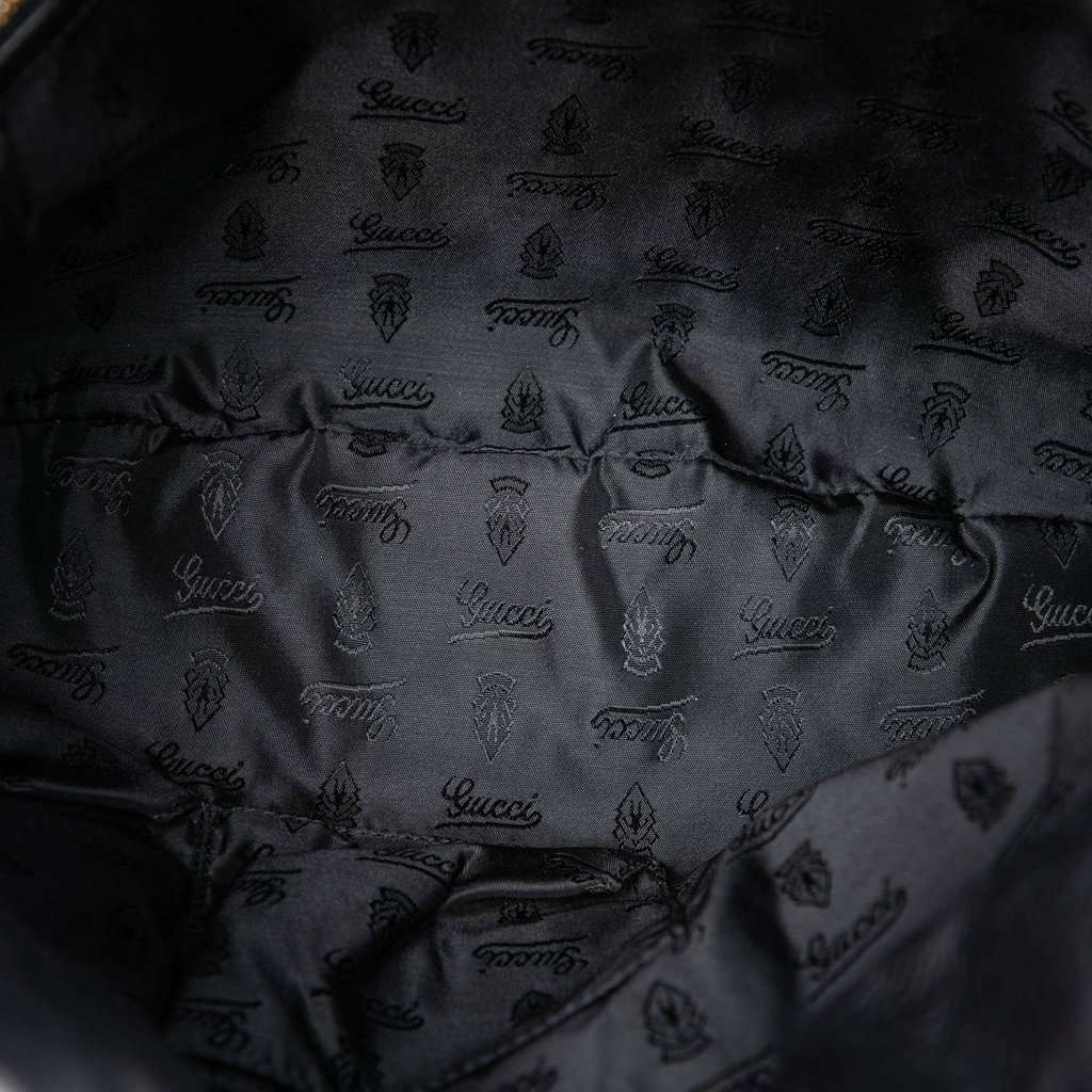 Gucci Large Patent Hysteria Satchel Black Leather Very good - Model View