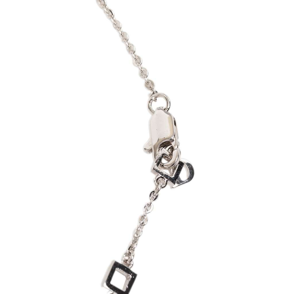 Dior Brass I Love Dior Pendant Necklace Silver Metal Very good - Box View