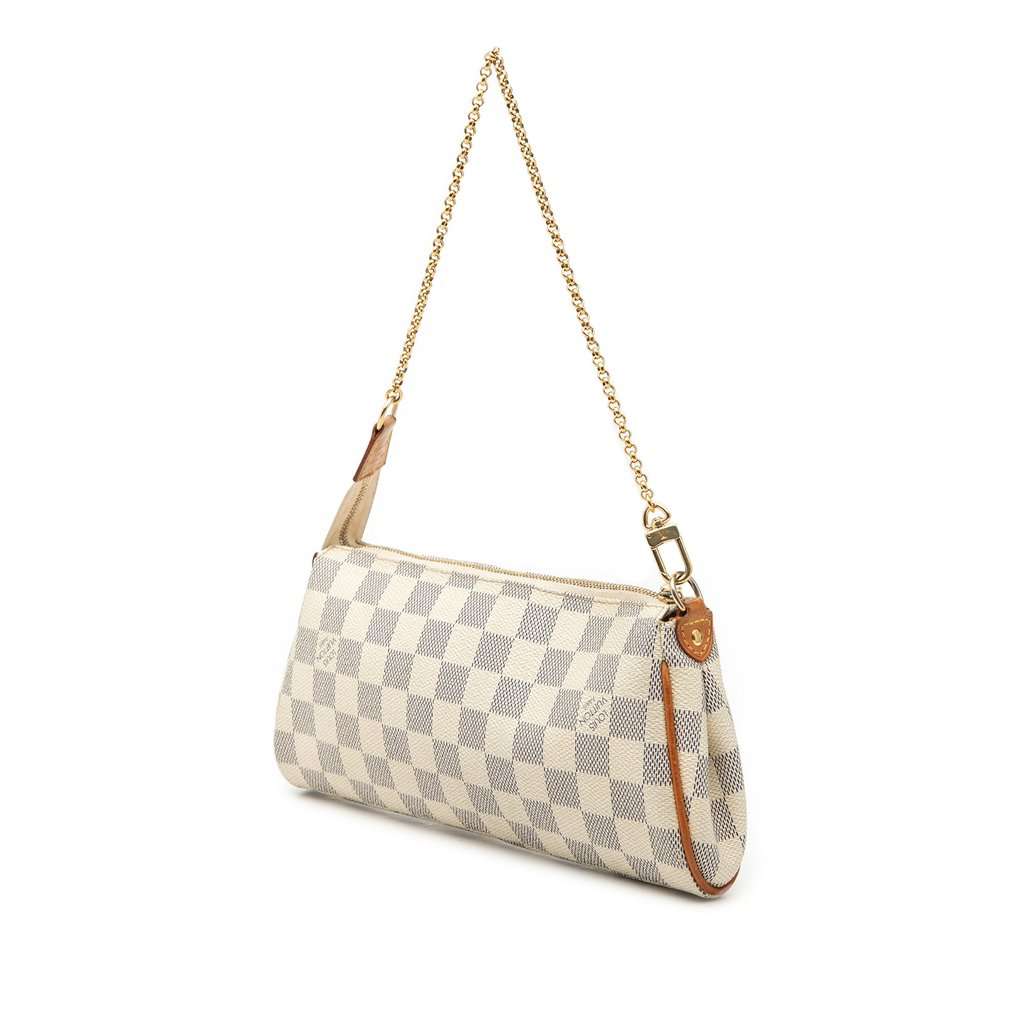Louis Vuitton Damier Azur Eva White Very good condition - Back View