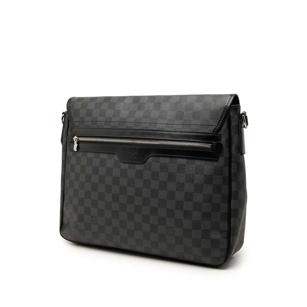 Louis Vuitton Damier Graphite Daniel MM Black Very good - Back View