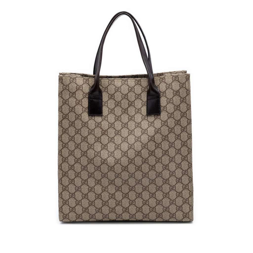 Gucci GG Supreme Tote Beige Very good condition - Front View