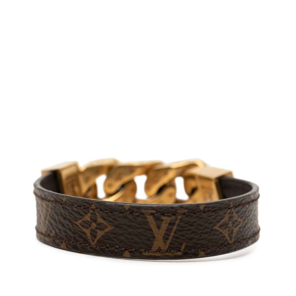 Louis Vuitton Mono Chain Reverso Bracelet Brown Very good - Inside View