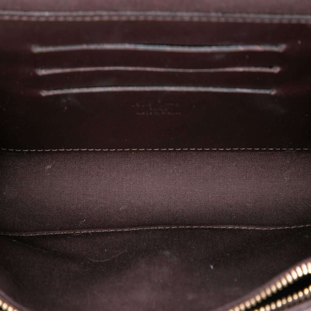 Louis Vuitton Monogram Vernis Rossmore PM Purple Leather Very good - Model View