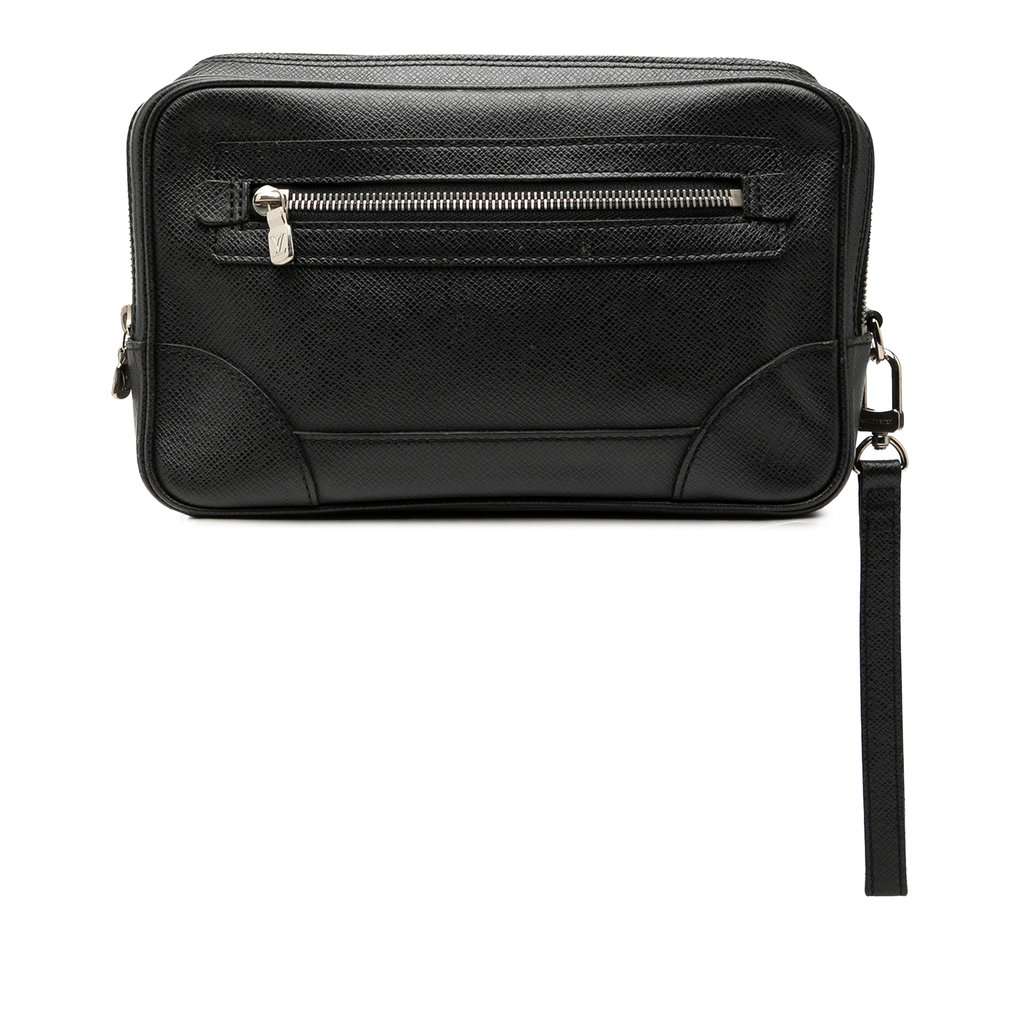 Louis Vuitton Taiga Neo Pavel Black Leather Very good - Front View