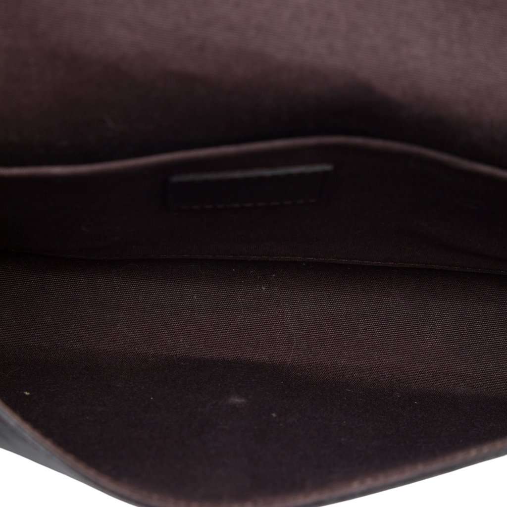 Louis Vuitton Monogram Vernis Pochette Felicie Purple Leather Very good - Model View