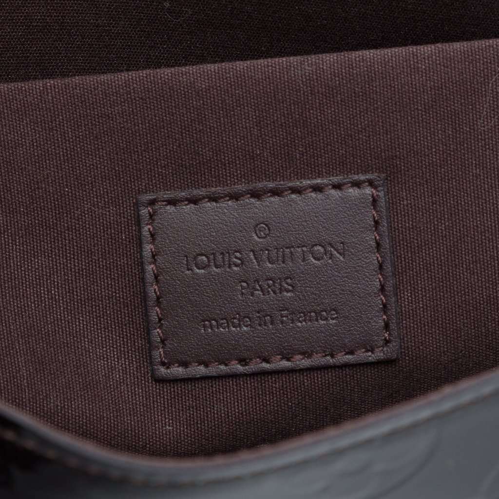 Louis Vuitton Monogram Vernis Pochette Felicie Purple Leather Very good - Box View
