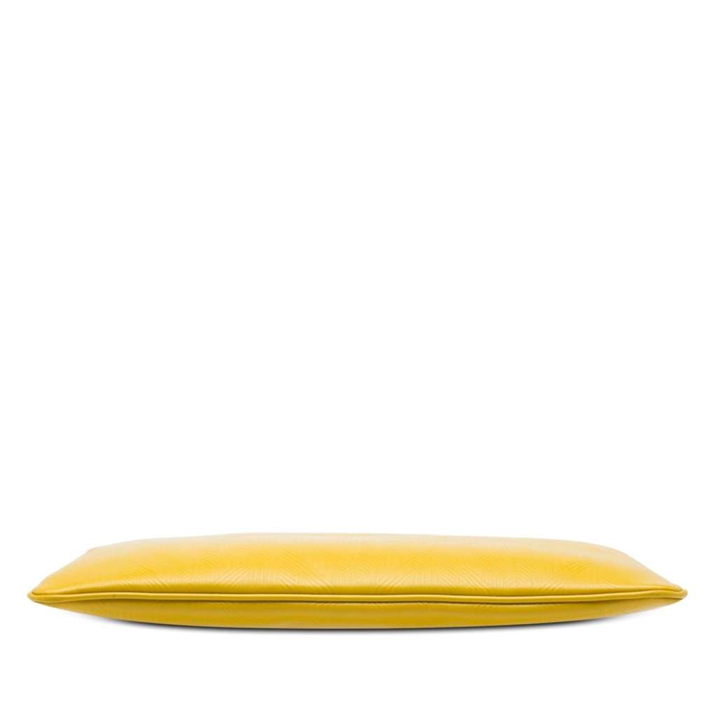 Dior Coated Canvas CD Diamond Clutch Yellow Very good - Inside View