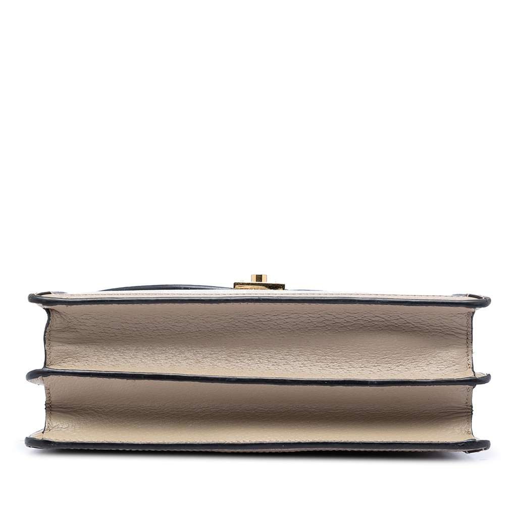 Gucci Small GG Canvas Web Ophidia Top Handle Flap Beige Very good condition - Inside View