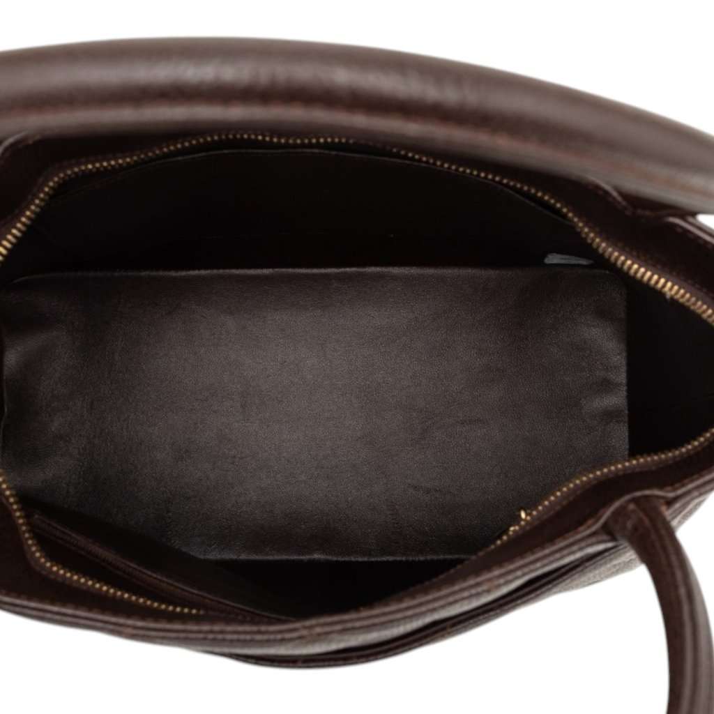Chanel Caviar Medallion Tote Brown Leather Very good condition - Model View