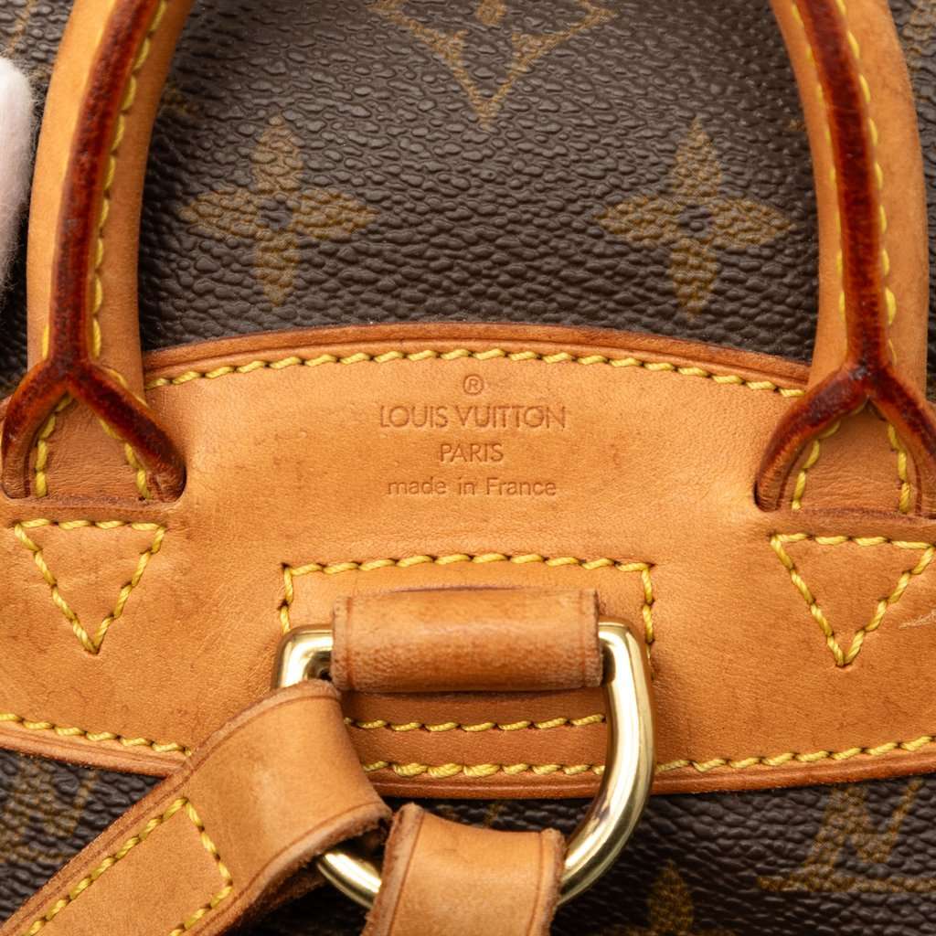 Louis Vuitton Monogram Mini Montsouris Brown Good condition - Box View