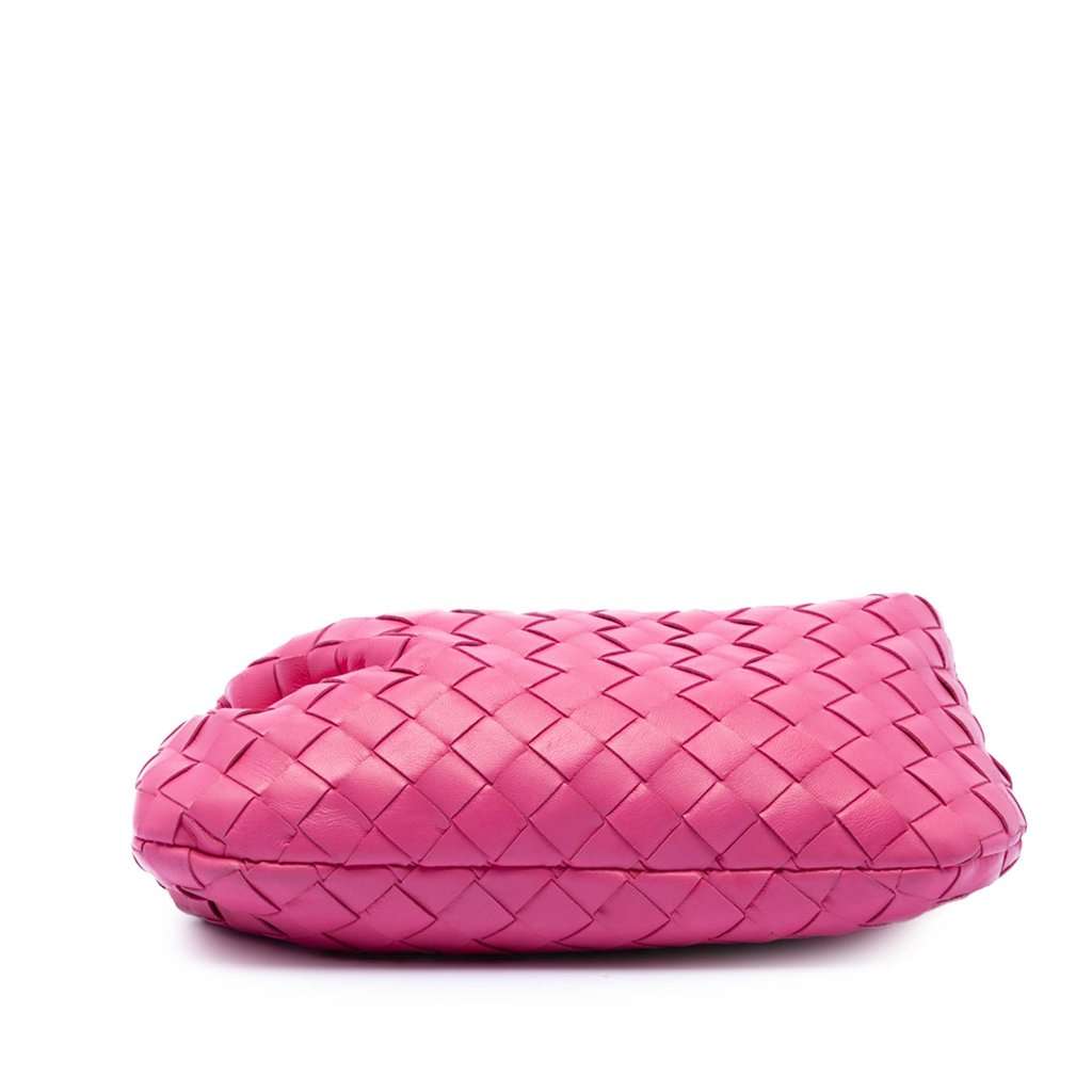 Bottega Veneta Mini Nappa Intrecciato Jodie Pink Leather Very good condition - Inside View