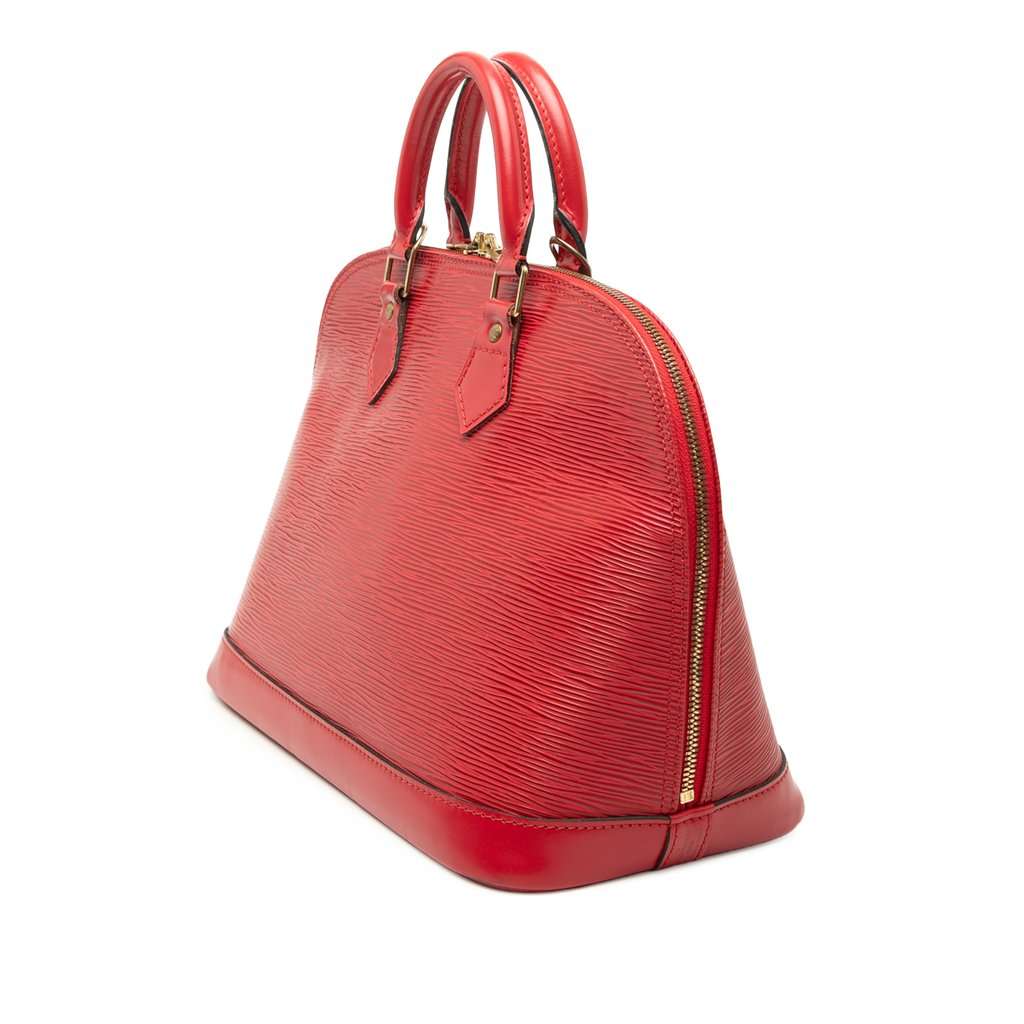 Louis Vuitton Epi Alma PM Red Leather Very good - Back View