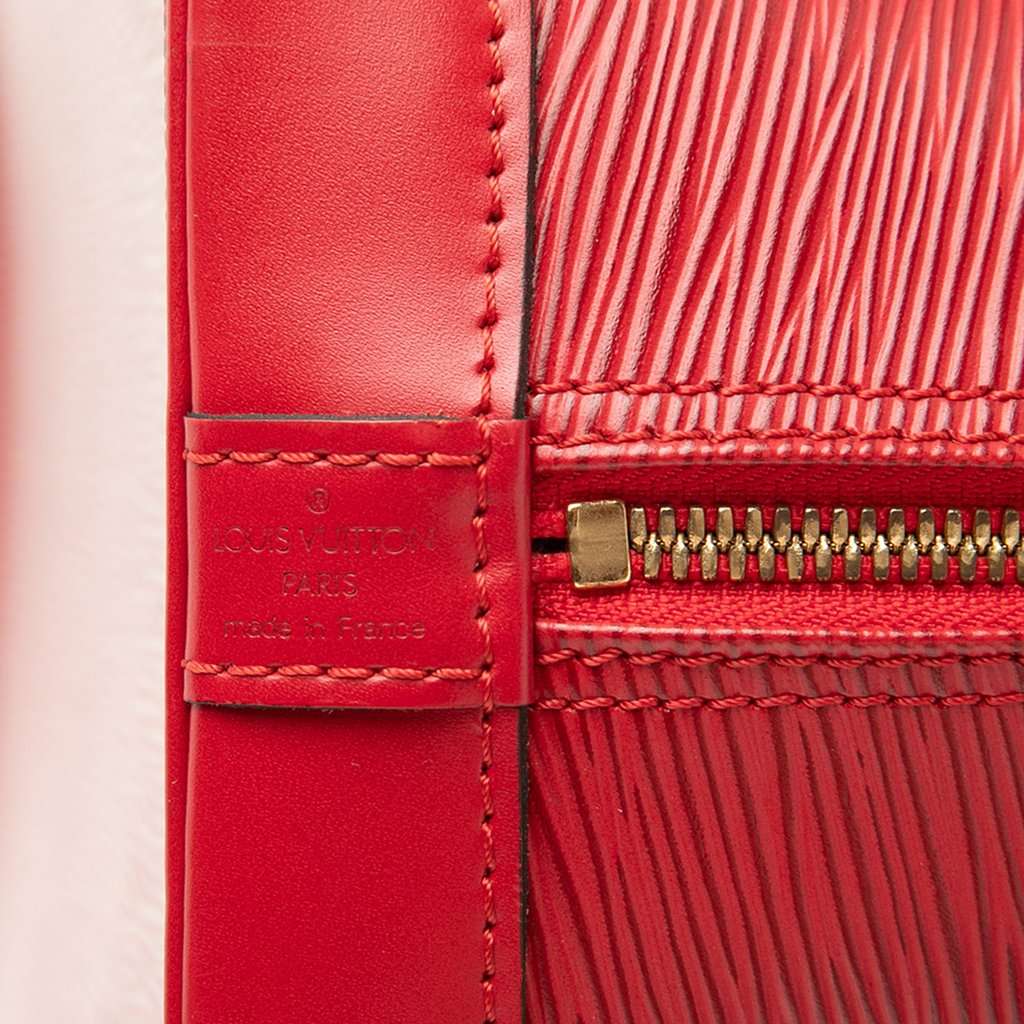 Louis Vuitton Epi Alma PM Red Leather Very good - Box View