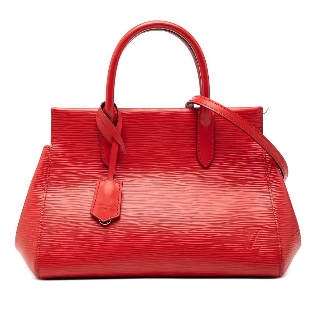 Louis Vuitton Epi Marly MM Red Leather Very good condition - Front View