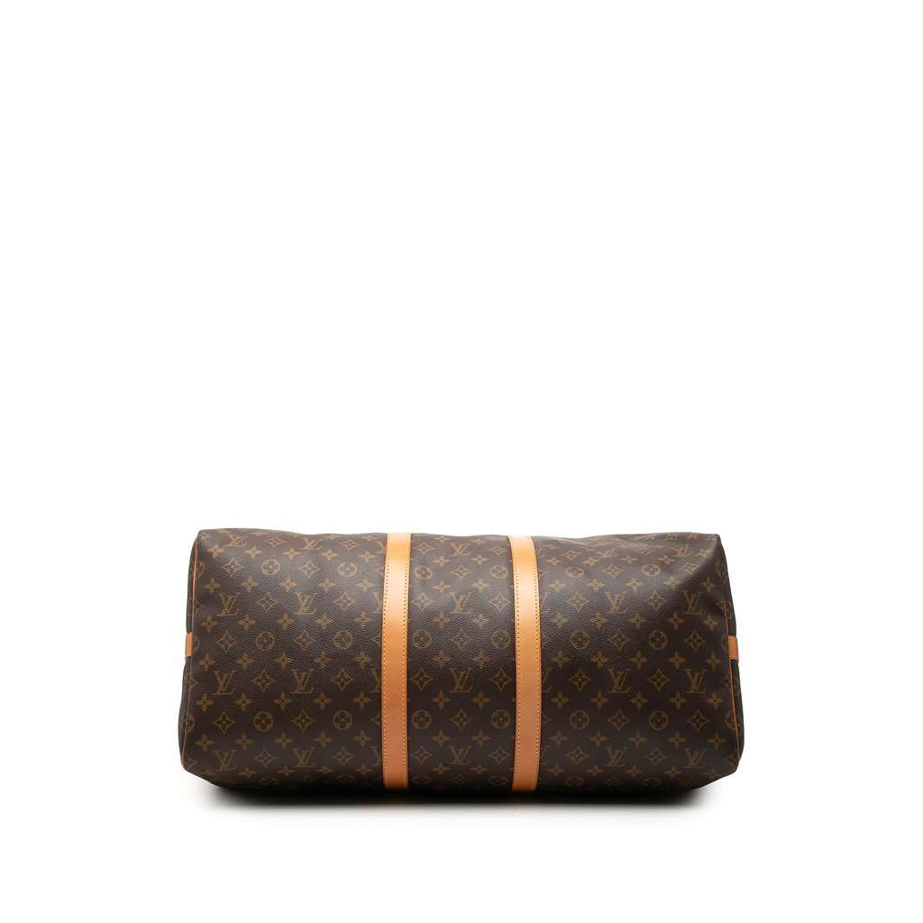 Louis Vuitton Monogram Keepall Bandouliere 55 Brown Very good - Inside View