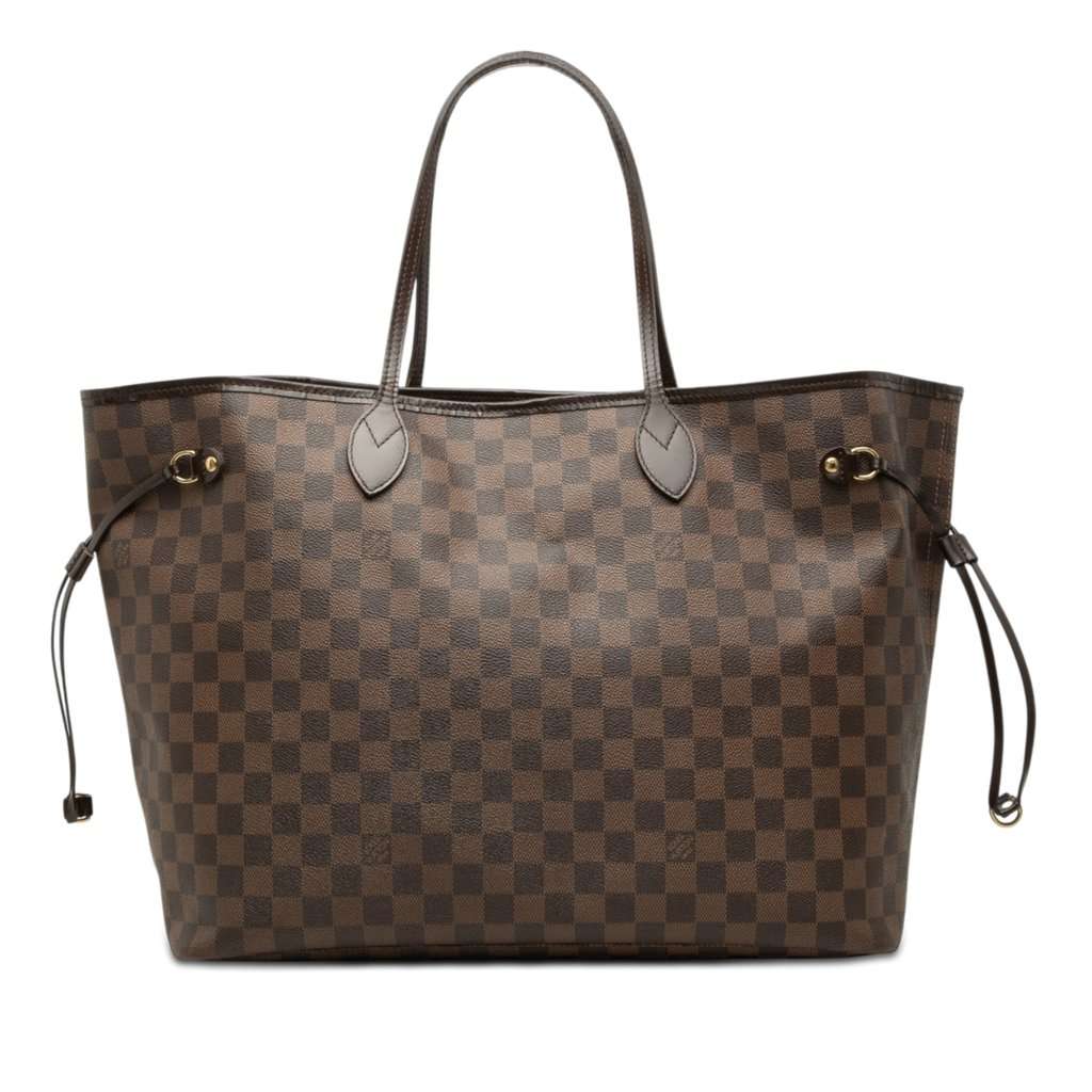 Louis Vuitton Damier Ebene Neverfull GM Brown Good condition - Front View