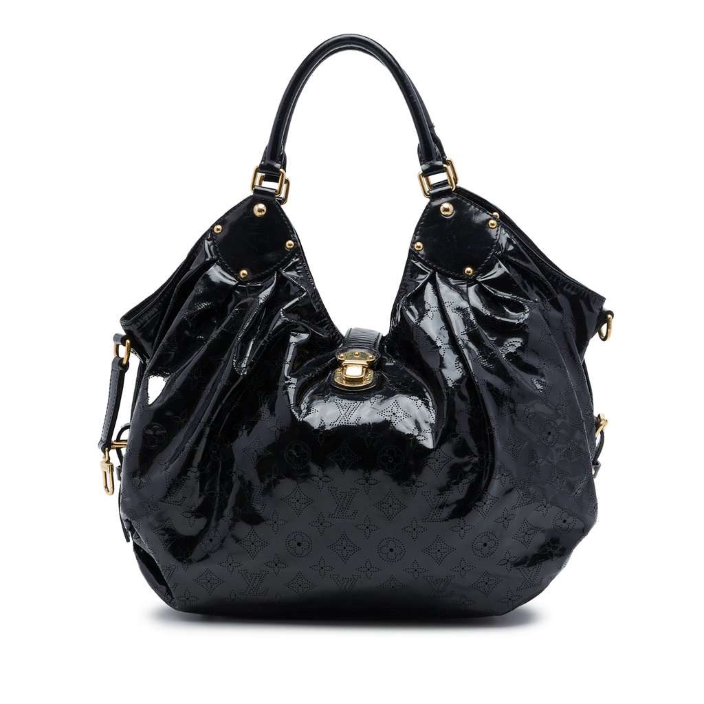 Louis Vuitton Monogram Vernis Mahina Surya XL Black Leather Very good - Front View