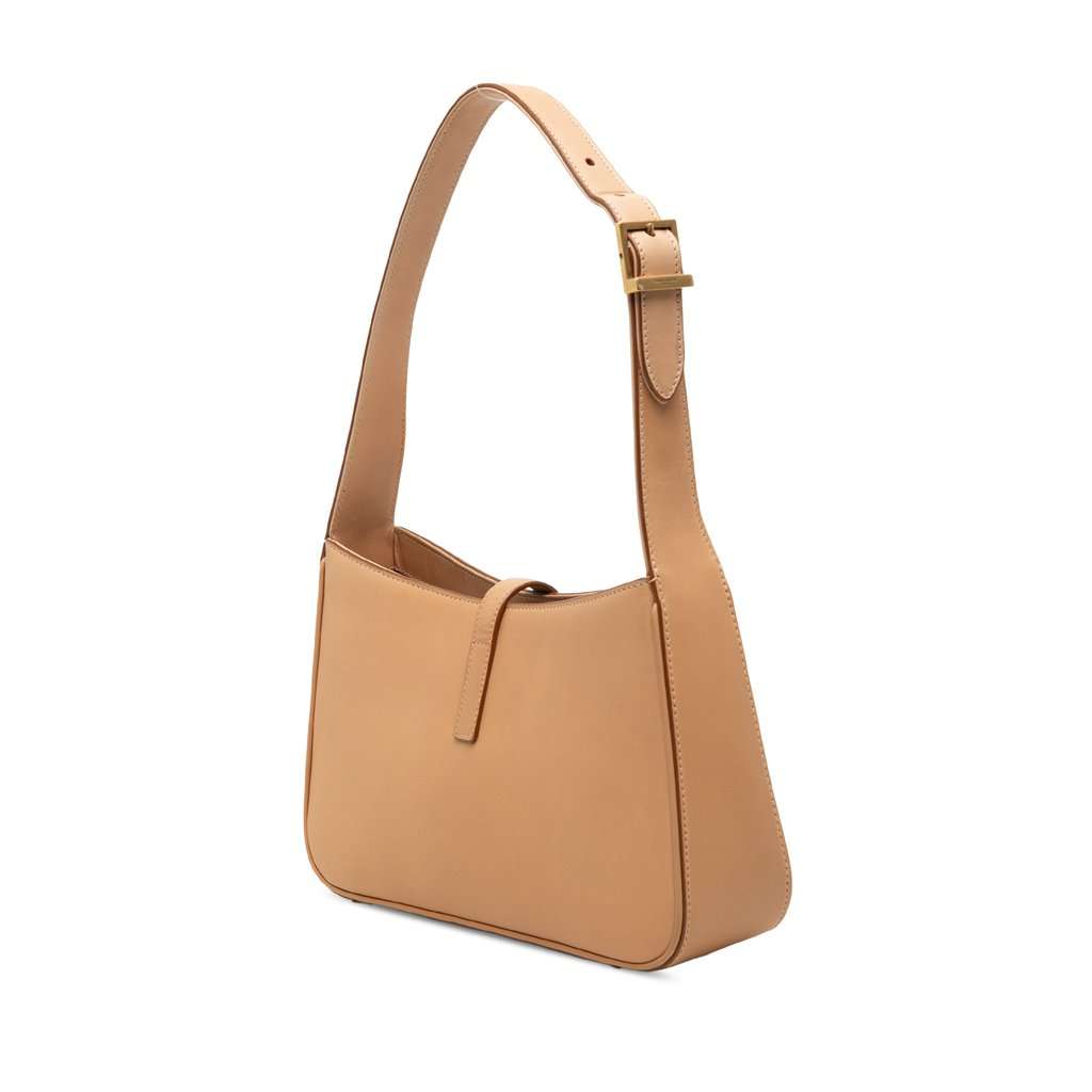 Saint Laurent Smooth Calfskin Le 5 a 7 Brown Leather Very good - Back View