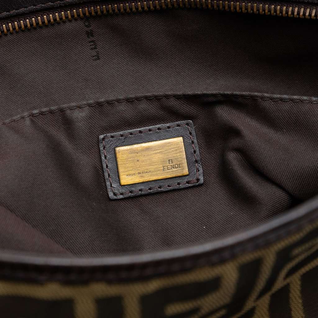 Fendi Zucca Canvas Crossbody Brown Very good - Box View