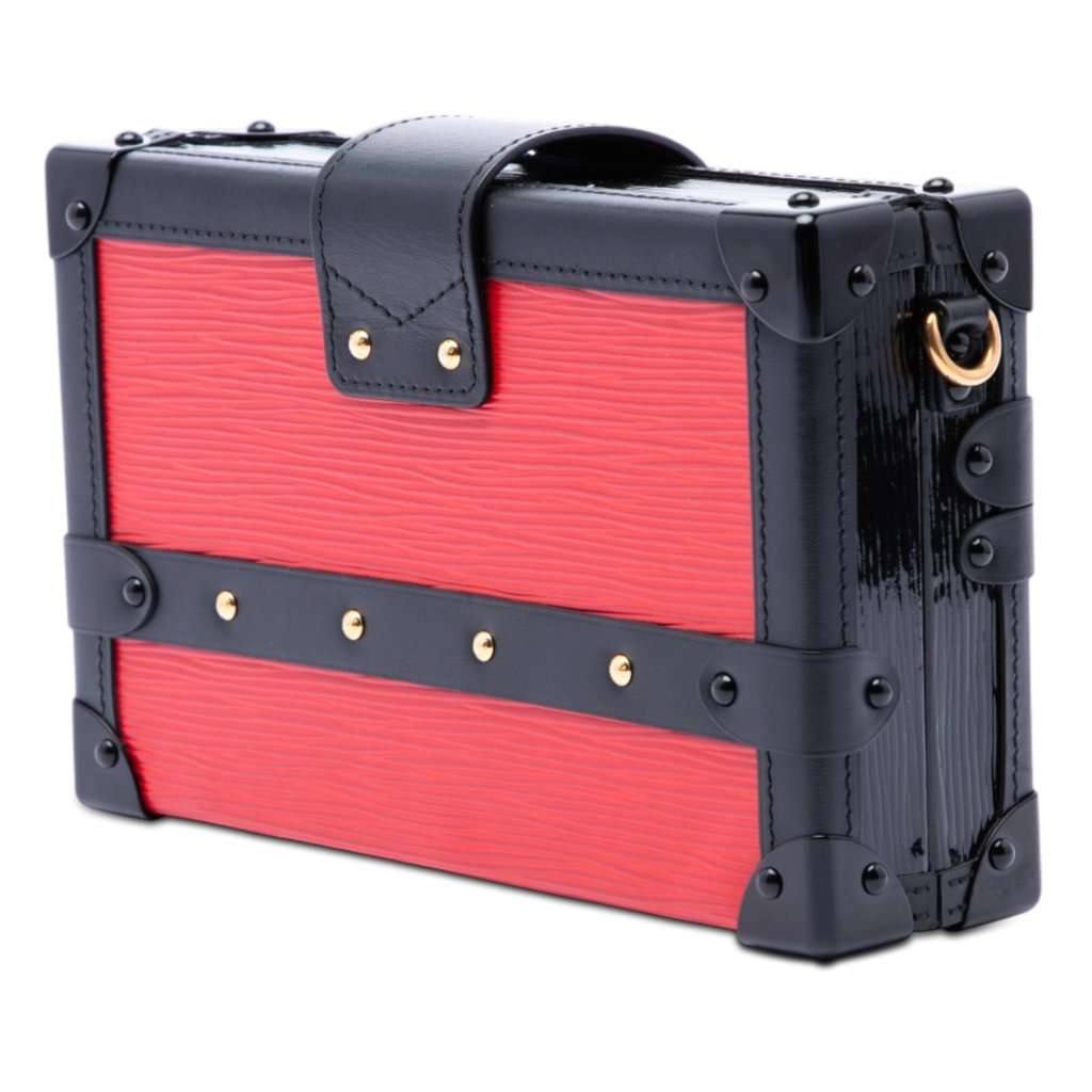 Louis Vuitton Epi Petit Malle Red Leather Very good condition - Back View