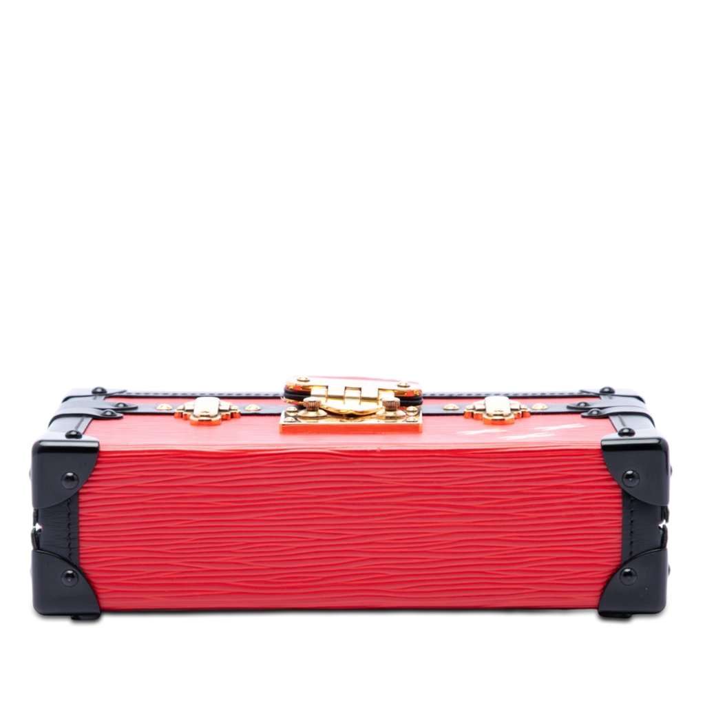Louis Vuitton Epi Petit Malle Red Leather Very good condition - Inside View