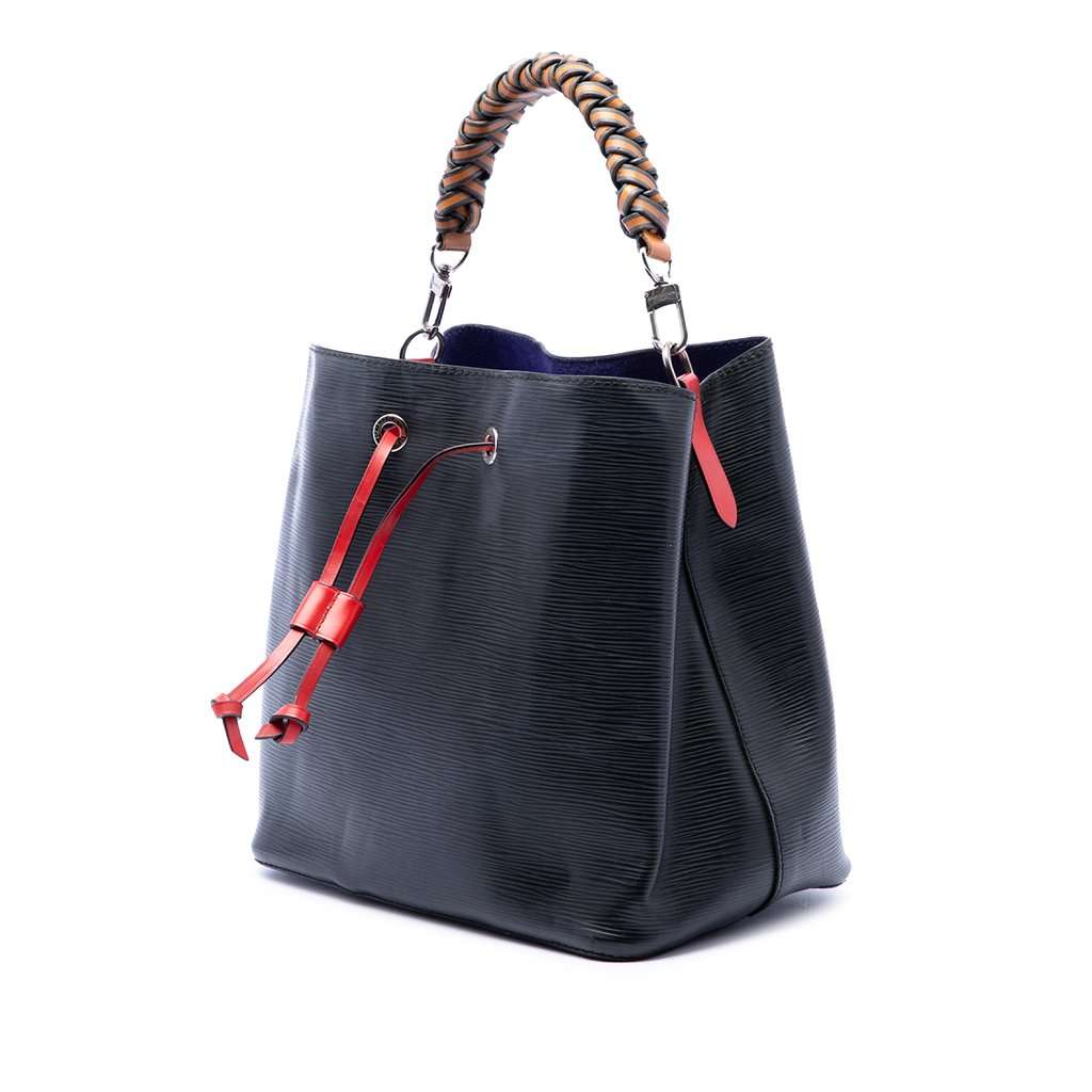 Louis Vuitton Epi Tricolor Braided Neonoe MM Black Leather Very good condition - Back View