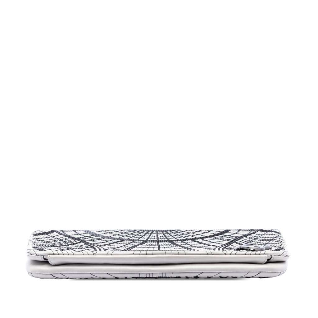 Chanel Sequin Embellished Lambskin Grand Palais Clutch MultiColor Leather Very good - Inside View