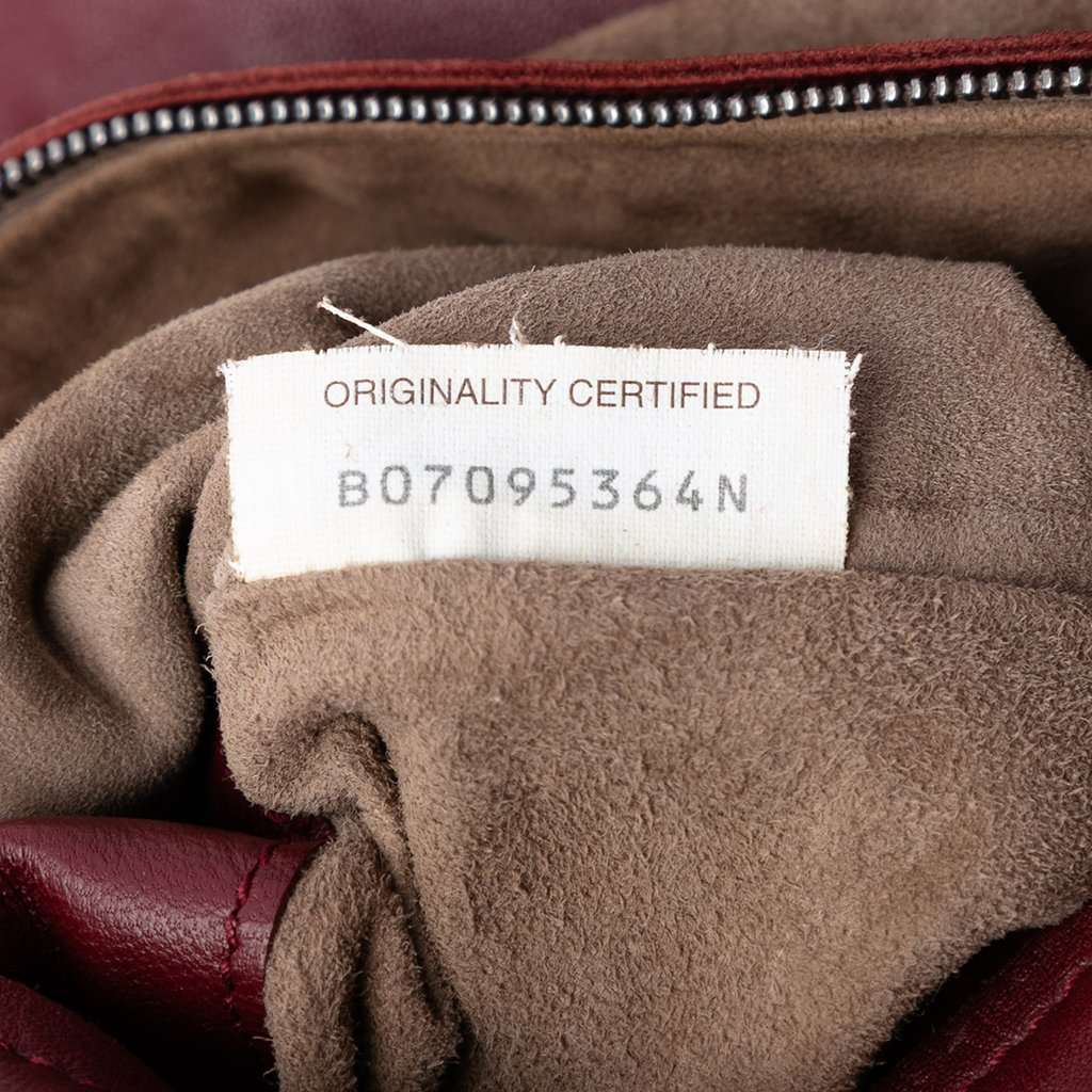 Bottega Veneta Multicolor Nappa Intrecciato Grommet Loop Hobo Red Leather Very good condition - Box View
