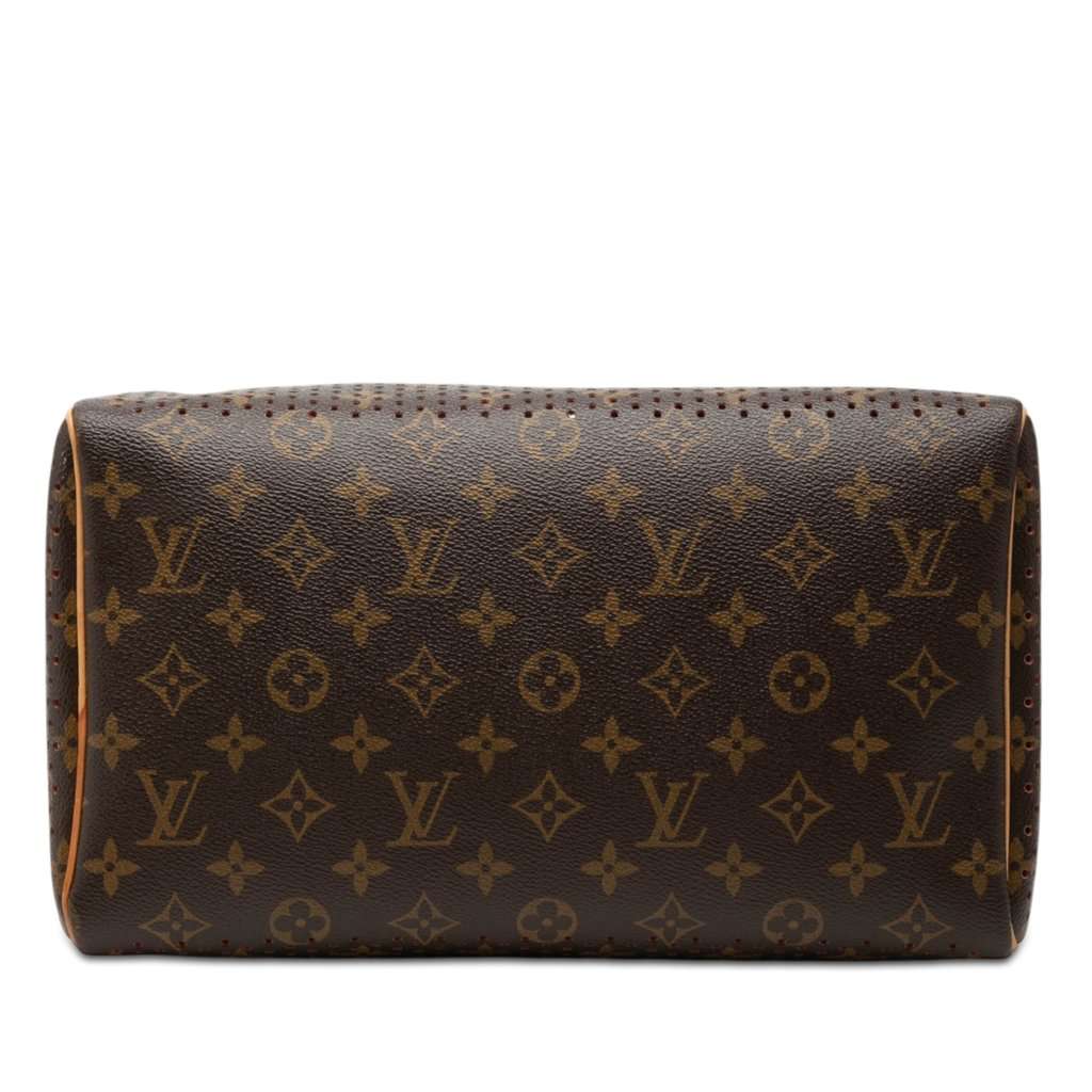 Louis Vuitton Monogram Perforated Speedy 30 Brown Very good - Inside View