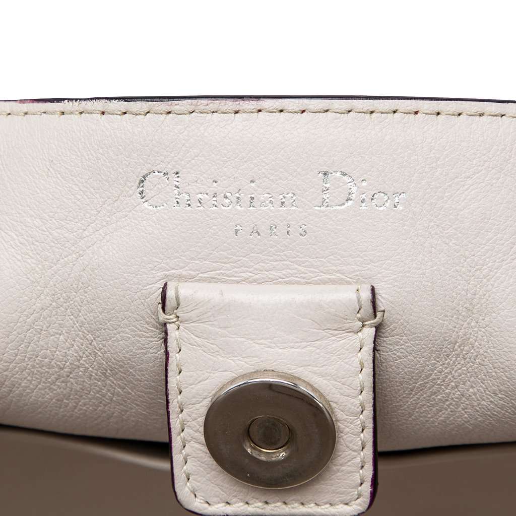 Dior Medium Tricolor Calfskin Diorissimo Tote Pink Leather Very good - Box View