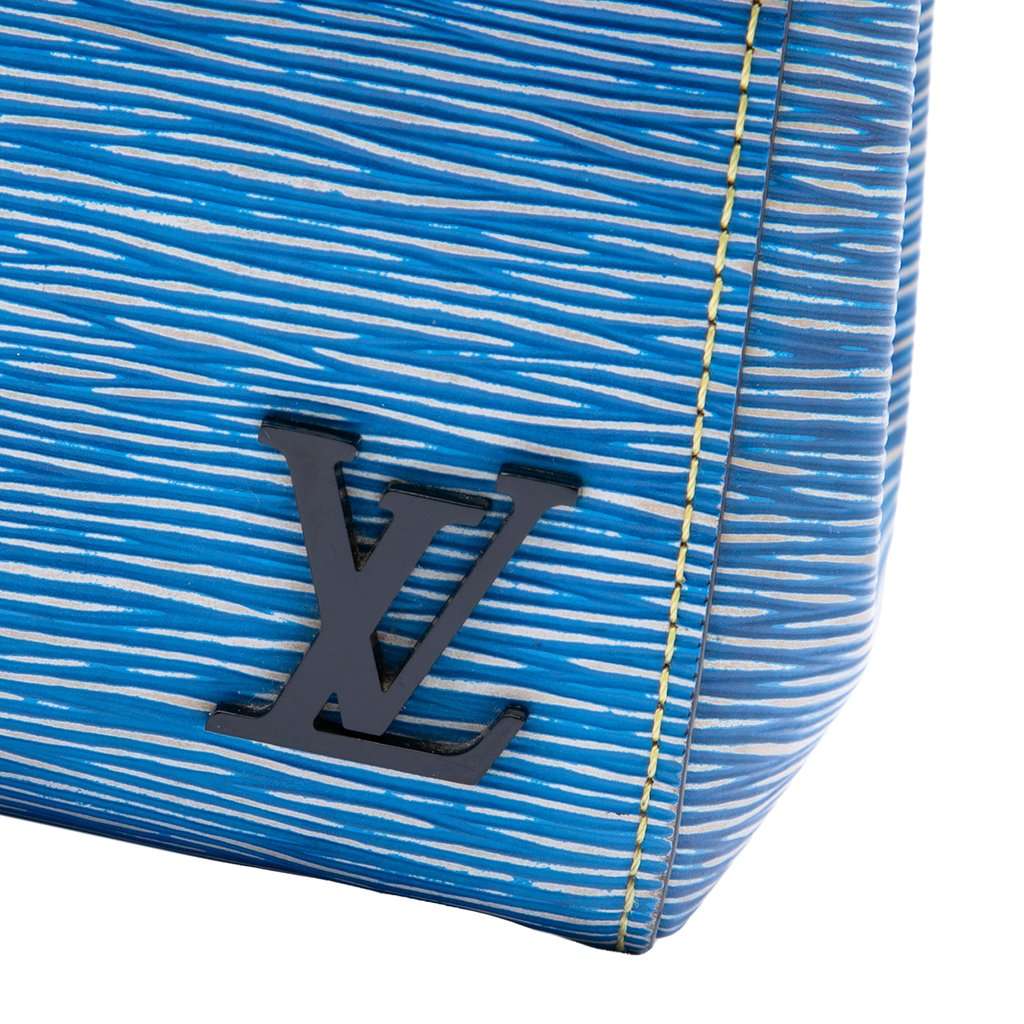 Louis Vuitton Epi Denim Cluny BB Blue Leather Very good - Box View