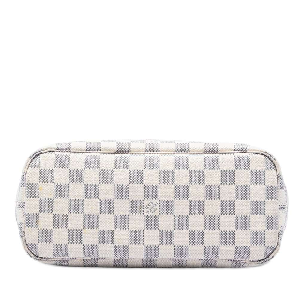 Louis Vuitton Damier Azur Neverfull PM White Very good - Inside View