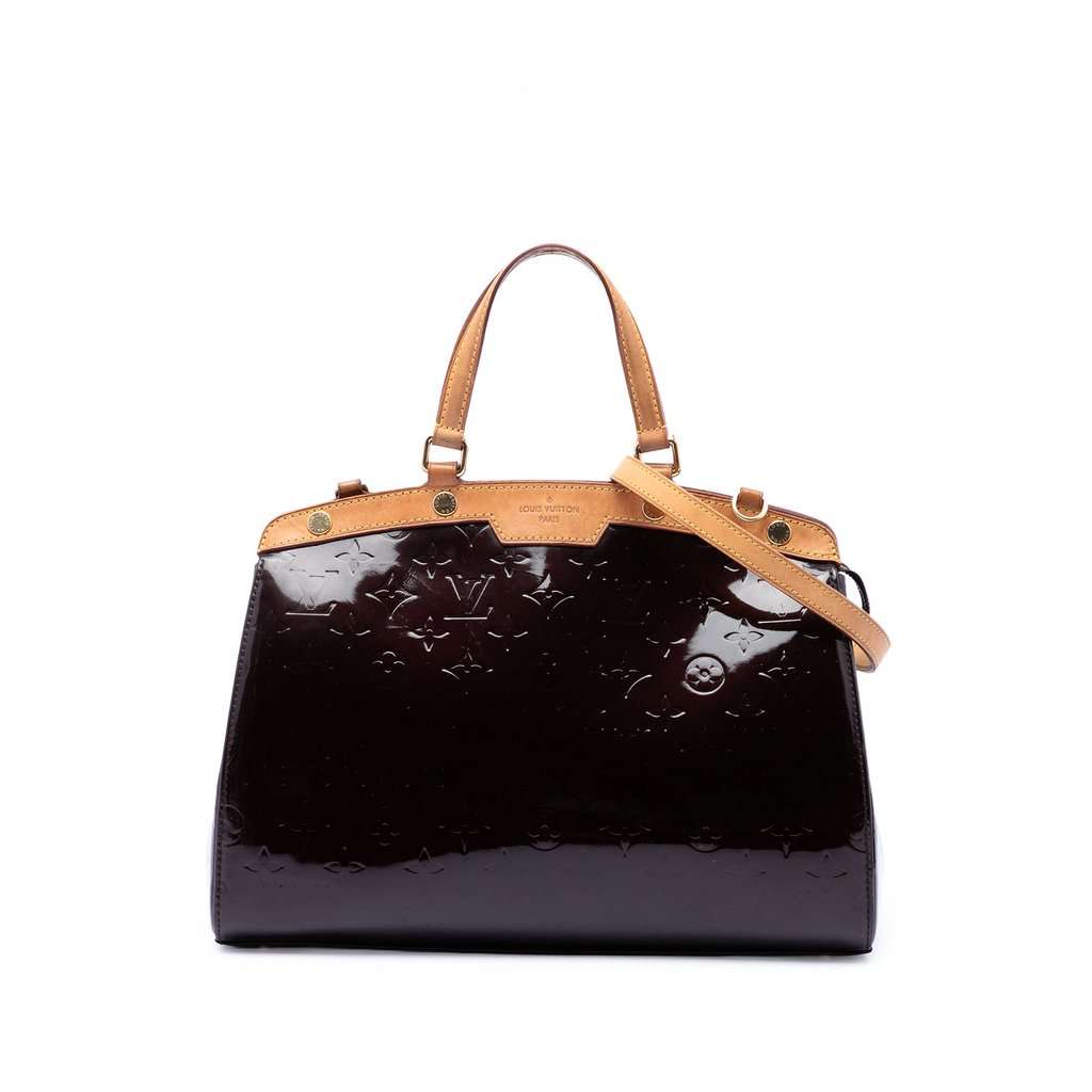 Louis Vuitton Monogram Vernis Brea PM Purple Leather Very good condition - Front View