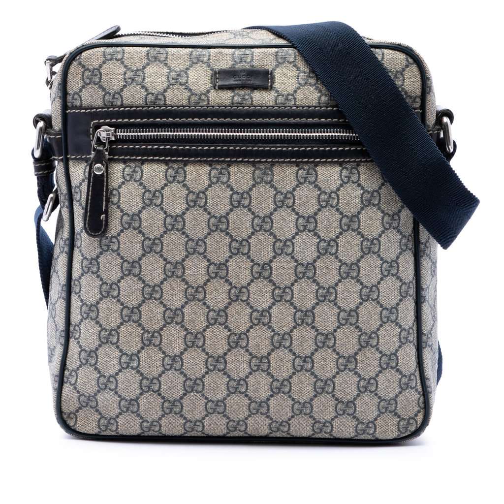 Gucci GG Supreme Crossbody Beige Very good - Front View