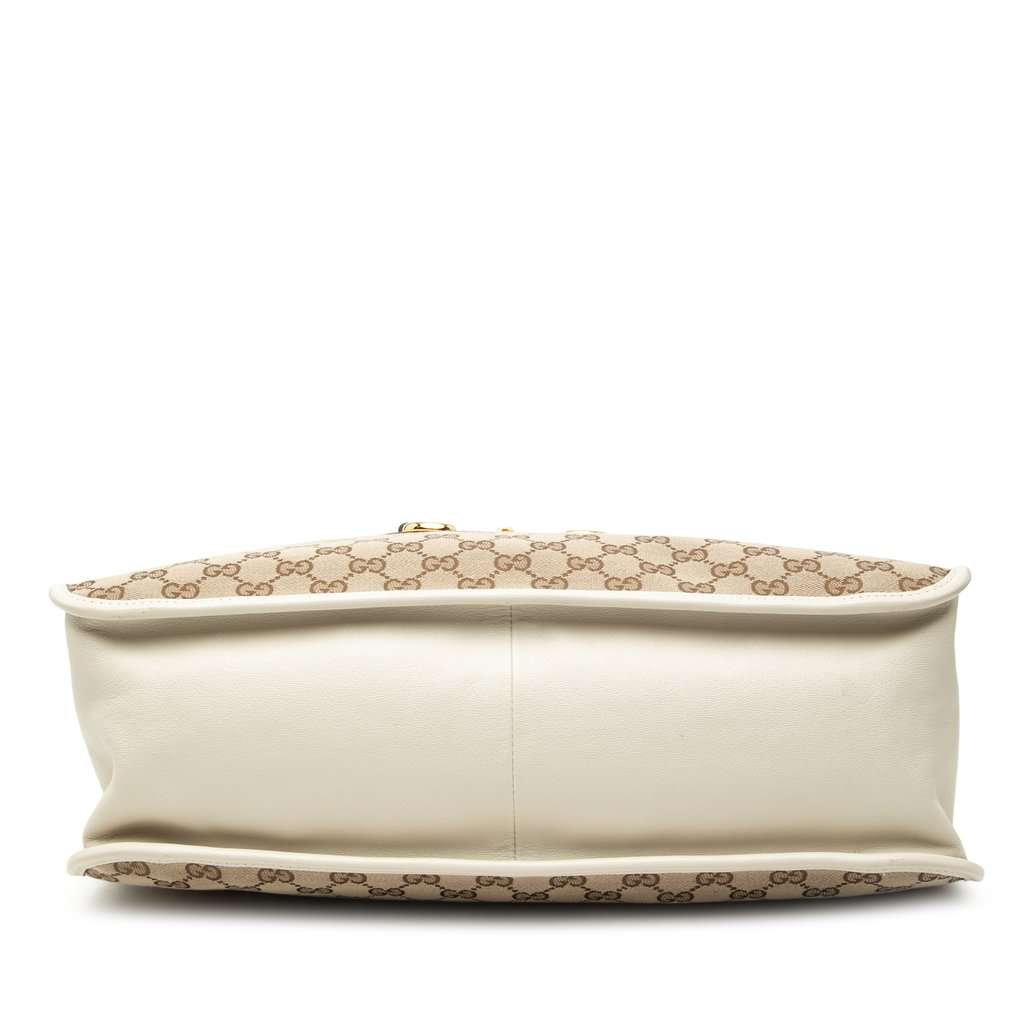 Gucci Medium GG Canvas Horsebit 1955 Tote Beige Very good - Inside View