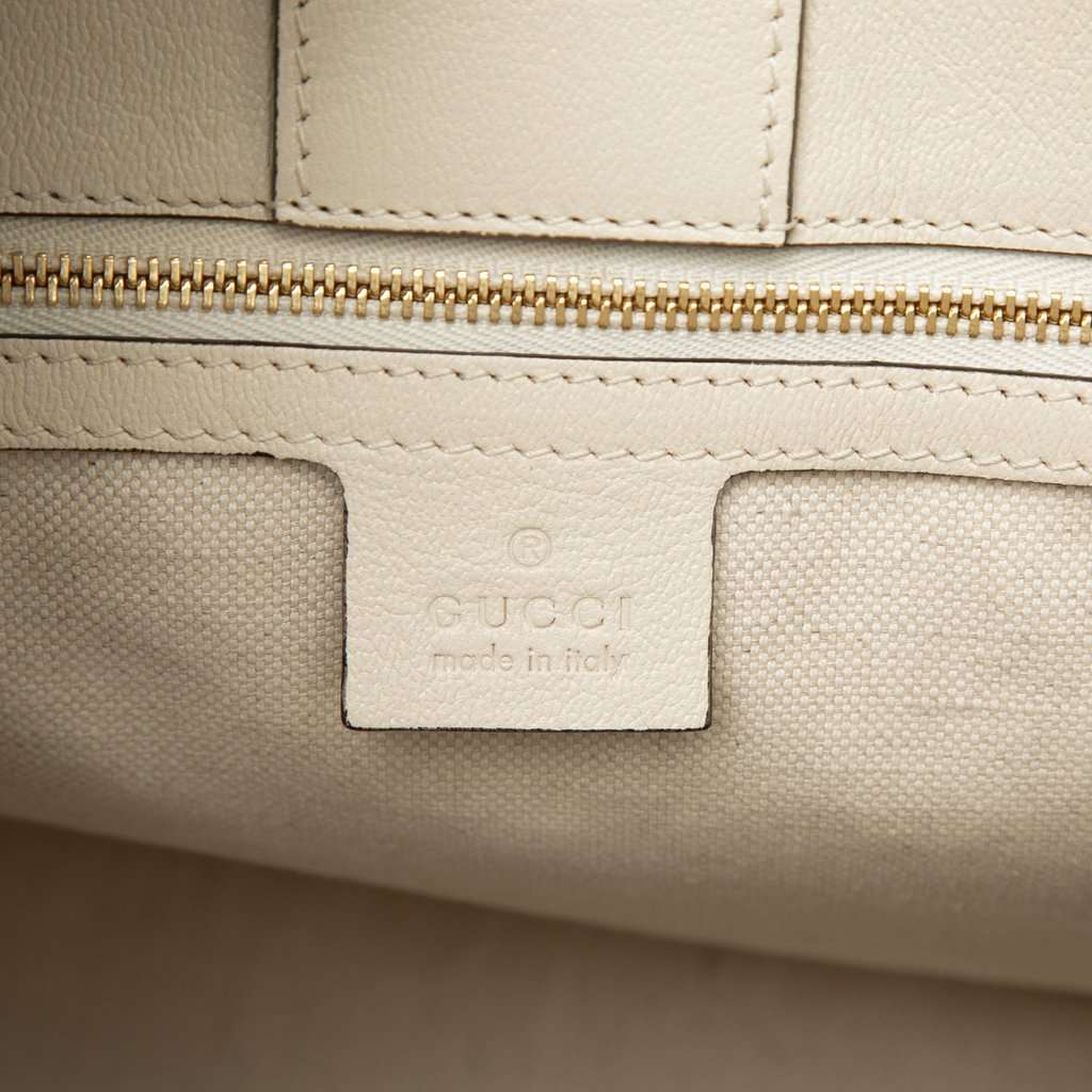 Gucci Medium GG Canvas Horsebit 1955 Tote Beige Very good - Box View